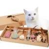 Gift box set of 7 pieces: Cat playmaker, simulated mouse, cat toy, pet supplies, exclusively available on Amazon Specification image
